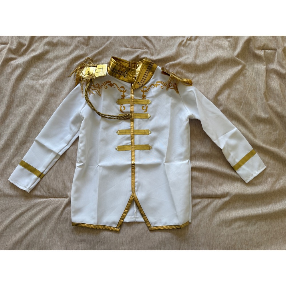 spooktacular creations prince costume white gold, kids toddler size 3T (3-4 yrs)